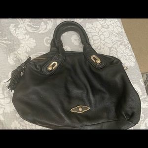 Black Elliott Luca Satchel Purse